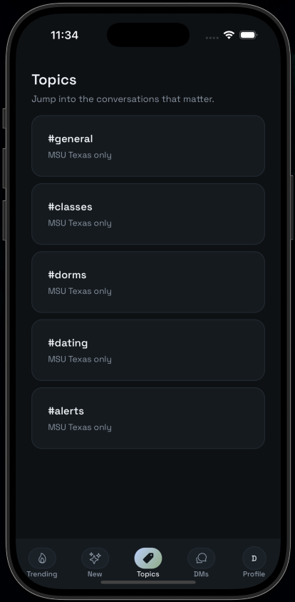 Campus Circle Screen 15 screen